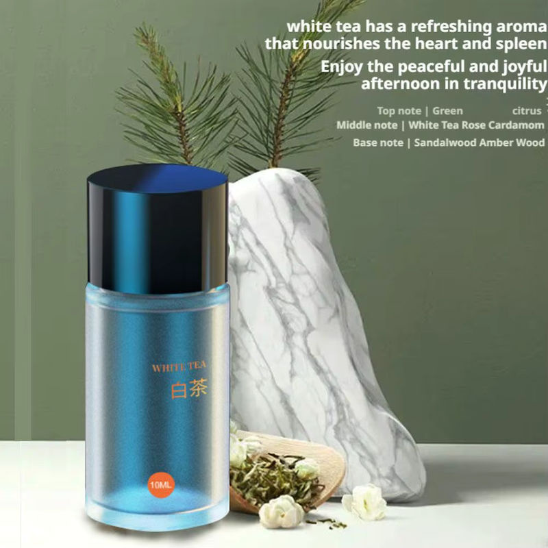 Blaues ätherisches Öl für Auto-Lufterfrischer und Aromatherapie-Diffusoren aus Glas - Bild 3