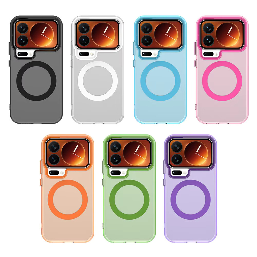 Xiaomi 17 Pro Max und 17 Pro Schutzhülle mit MagSafe Magnetisch Matt in Orange - Bild 6
