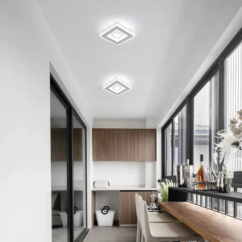 LED Thinesss Deckenleuchte modern in Weiß, 28 W, Kaltweiß 6500 K, quadratisch - Bild 4