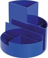MAUL Stifteköcher Rundbox Blau aus Kunststoff B/T/H: 12,5 x 6,0 x 14,0 cm - Bild 1