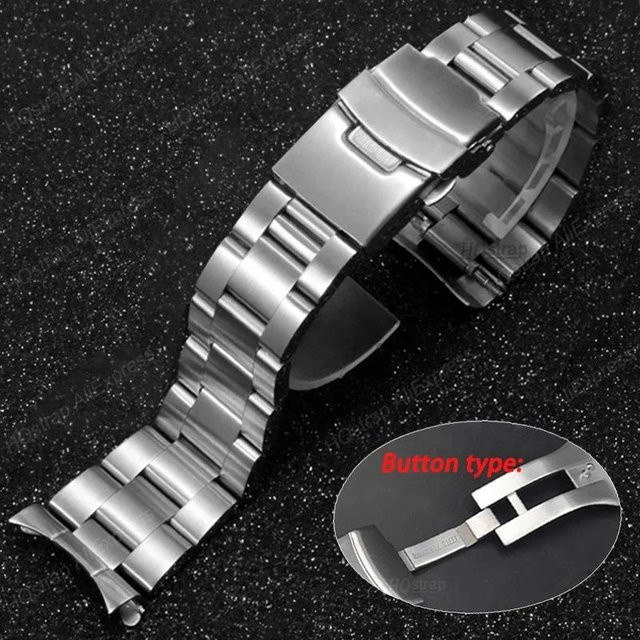 HQstrap Uhrenarmband Edelstahl, Schwarz, Unisex - Bild 1