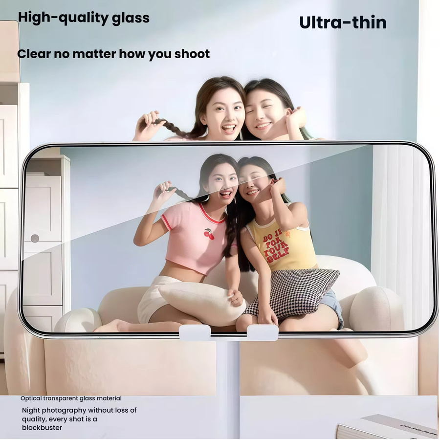 3er-Pack HD-klare Hartglasfolie für Xiaomi 17-Serie und Xiaomi 17 Pro, transparenter Displayschutz mit Anti-Fingerabdruck-Funktion - Bild 4