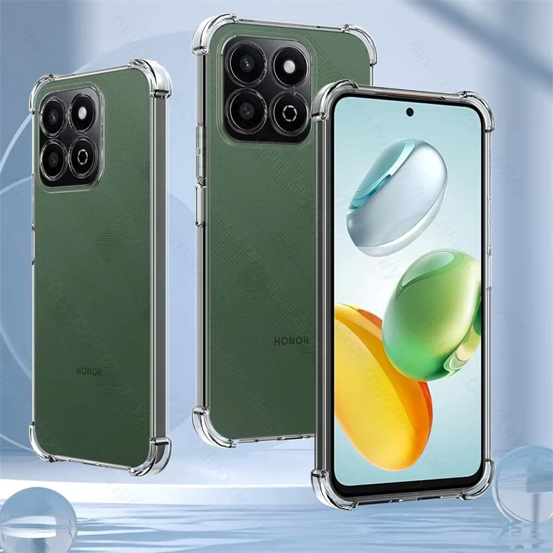 Honor X7c 4G Transparente TPU-Softhülle Stoßfeste Ultradünne Schutzhülle in Transparent - Bild 2