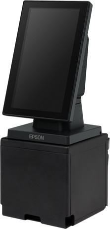 Epson DM-D70 Kundendisplay in Schwarz mit 17,8 cm (7 Zoll) Bildschirmdiagonale, 800x480 Pixel Auflösung, USB-Anschluss und VESA-Halterung inklusive Standfuß - Bild 1