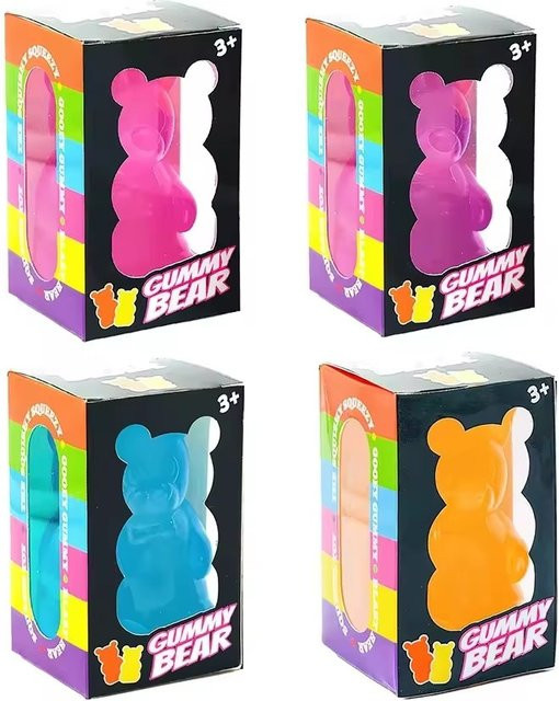 Schylling Maltose-Quetschspielzeug Bär, buntes sensorisches Spielzeug - Bild 1