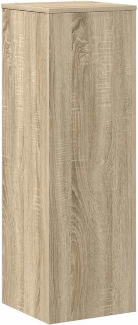 vidaXL Pflanzenständer Sonoma-Eiche aus Holzwerkstoff, Farbe: Beige, B/T/H: 33 x 33 x 100 cm - Bild 1