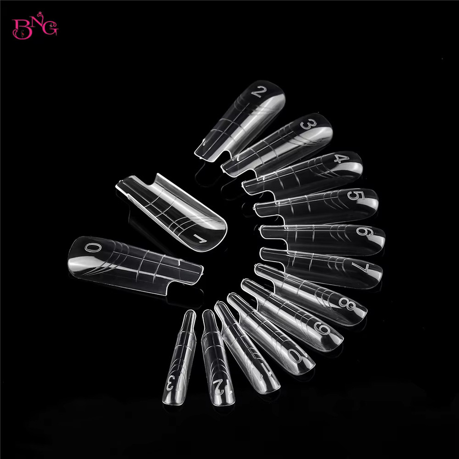 BNG Dual-Formen für Poly-Nagelgel, weiche Nagelformen, 70/140 Stück - Bild 4