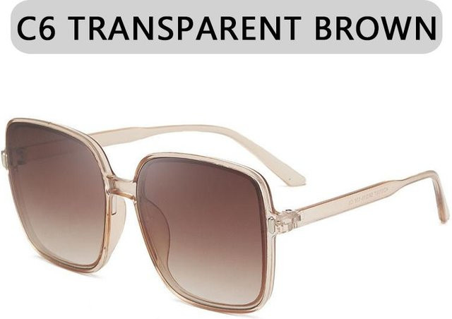 Yiran bag Sonnenbrille, quadratisch, Unisex, Vollrand, Kunststoff, braun - Bild 1
