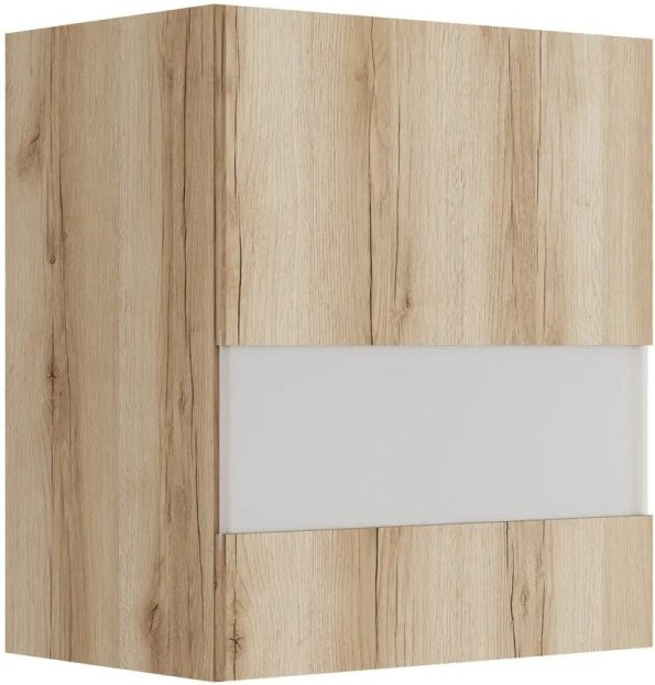 Optifit Küchen-Oberschrank Kaya290 mit Segmentglastür in WildEiche Natur, B/H/T: 50 x 57,6 x 34,6 cm - Bild 1