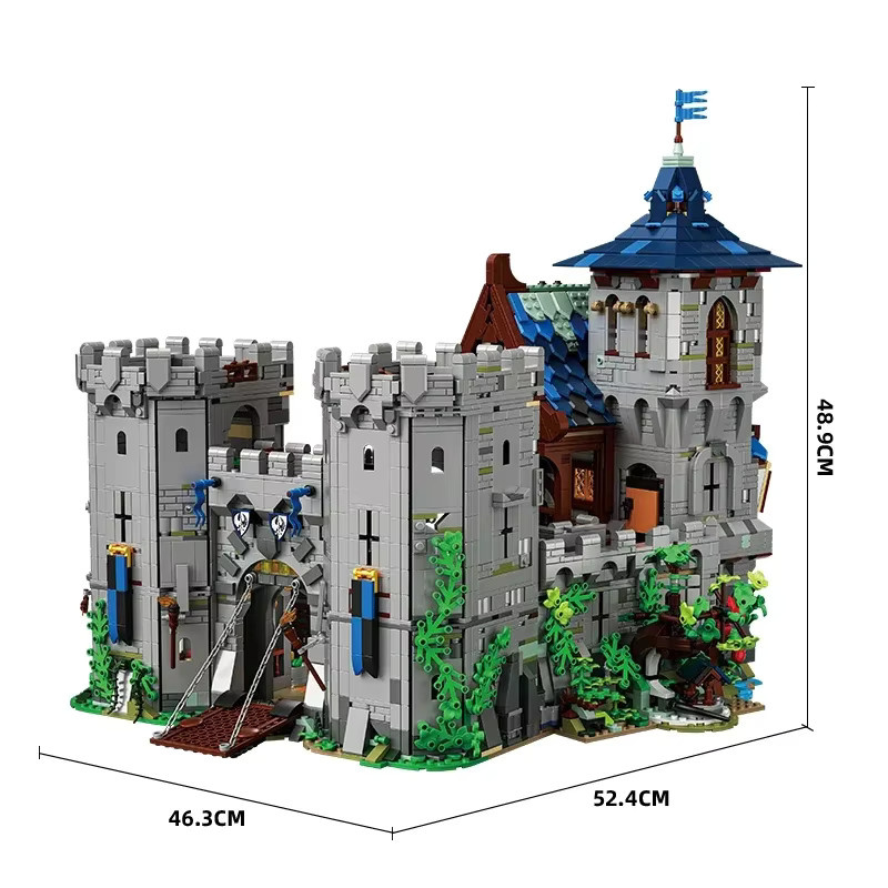 AMAZINGBLOKS Medieval Dschungel Schloss Bausteine Set mit 6640 Teilen, Multicolour, Pädagogisches Spielzeug für Kinder ab 14 Jahren - Bild 5
