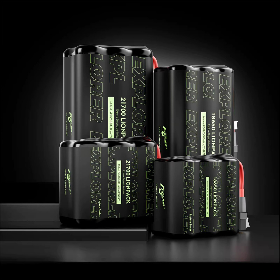 Flywoo Explorer Molicell P30B 18650 Langstrecken-Akku, 3000mAh, Schwarz - Bild 1