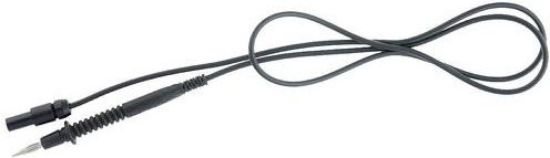 Metrel A 1067 Sicherheits-Messleitung mit 4mm Bananenstecker und Prüfspitze, Schwarz, 1,50 m - Bild 1