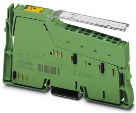 Phoenix Contact SPS-Erweiterungsmodul IB IL AO 2/U/BP-ME 2863957 in Grün, 24 V/DC - Bild 1