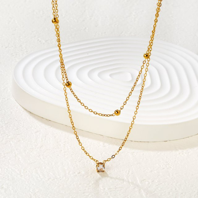 LUXUSTEEL Halskette Edelstahl, Damen - Bild 1