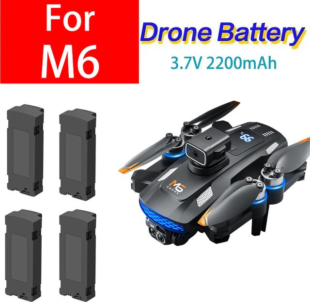 FANHANG M6 Drohnenbatterie für M6 8K Drohne, 3,7 V, 2000 mAh, Schwarz - Bild 1