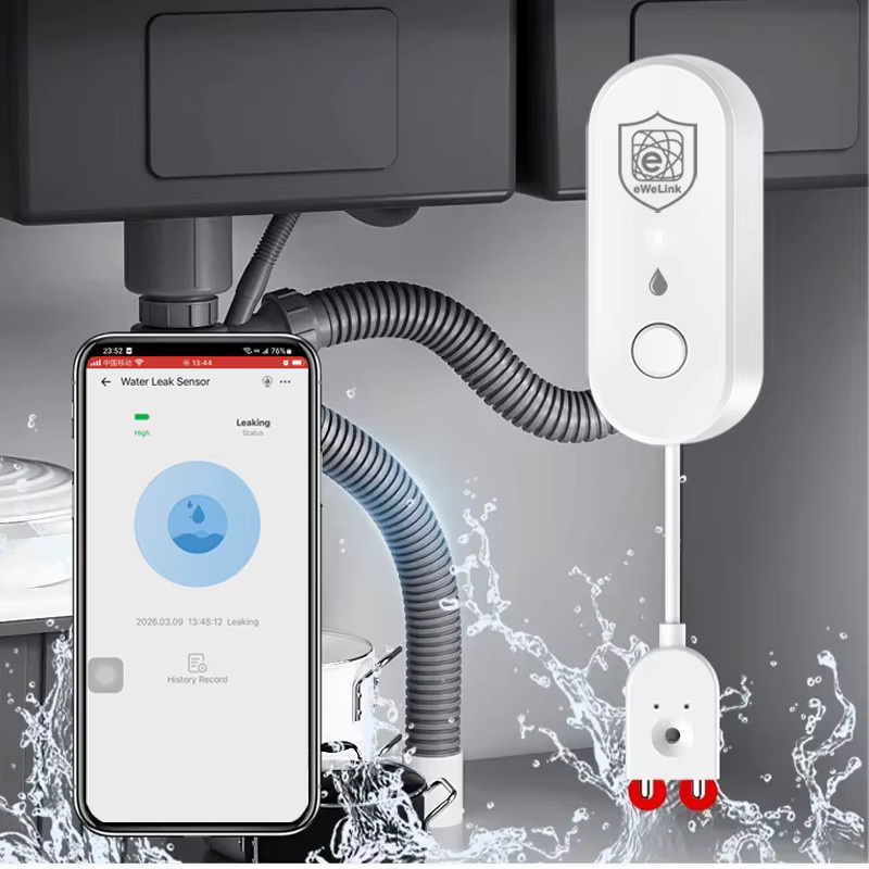 Earykong Ewelink Zigbee Wasserleck-Sensor in Weiß für Smart Home mit App-Steuerung und Alexa-Kompatibilität - Bild 2