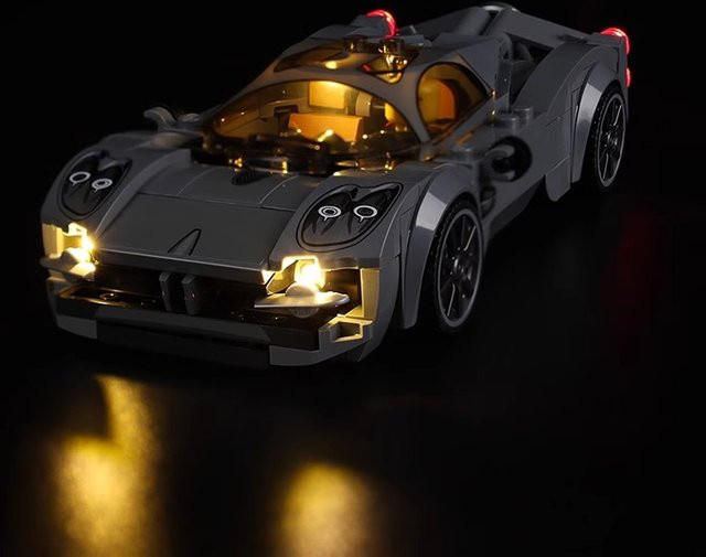 BlockGlow LED-Beleuchtungsset für LEGO Speed Champions Pagani Utopia 76915 - Bild 1