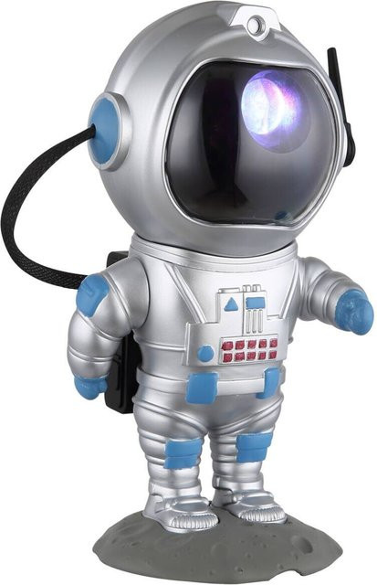 GLOBO Tischleuchte Cosmo LED aus Kunststoff in Silber und Blau B/H/T: 11 x 22,5 x 12 cm - Bild 1