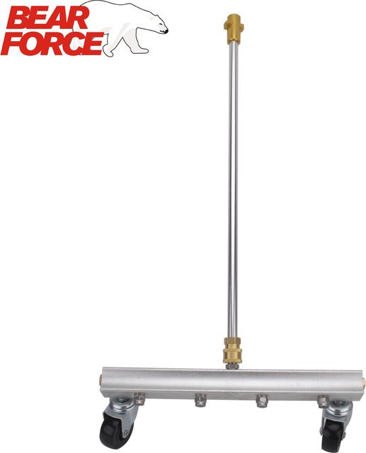 BEAR FORCE Hochdruckreiniger Wasserbesen aus Aluminium in Gold oder Silber - Bild 1