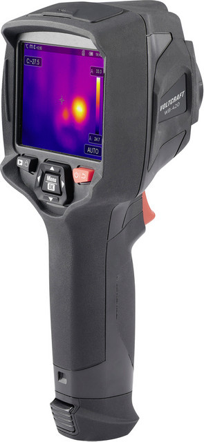 Voltcraft WB-420 Wärmebildkamera in Schwarz mit Touchscreen, WiFi und integrierter Digitalkamera für den Bereich -20 bis 550 °C - Bild 2