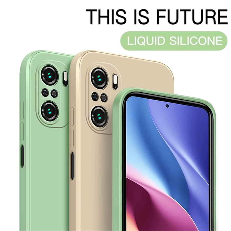 Xiaomi Ultra Slim Soft TPU Silikon Handyhülle für Xiaomi Poco F3 und Poco F3 GT 5G in Rot oder Grün - Bild 2