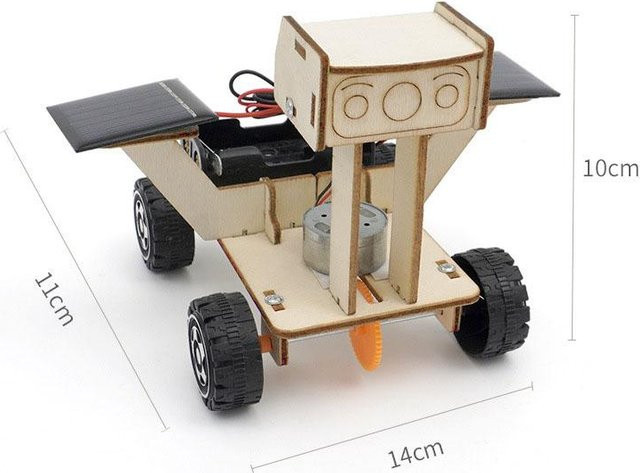 Fashnics Mondrover Weltraum 3D-Holzpuzzle Lernspielzeug - Bild 1