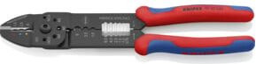 Knipex Crimpzange 97 32 240 SB in Schwarz und Mehrfarbig, Länge: 240 mm - Bild 1