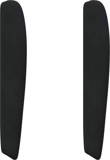 vidaXL Kopfteil Ohr in Schwarz aus Samt, B/H/T: 80 x 23 x 6 cm - Bild 1