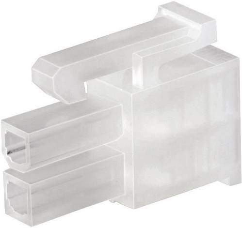 TE Connectivity VAL-U-LOK Buchsengehäuse-Kabel, 4 Polzahl, Rastermaß: 4.20 mm, transparent, 794954-4 - Bild 1