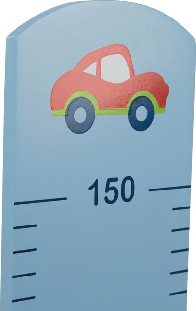 Roba Messlatte Rennfahrer in Blau aus Holz für dein Kinderzimmer - Bild 1