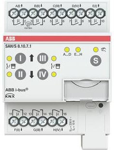 ABB Schalt- und Jalousieaktor SAH/S8.10.7.1 in Weiß - Bild 1