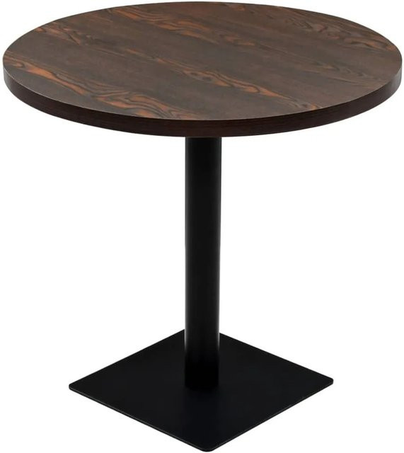 DELUKE Bistrotisch MARV Rund in Dunkler Esche, Durchmesser: 80 cm, Höhe: 75 cm - Bild 1