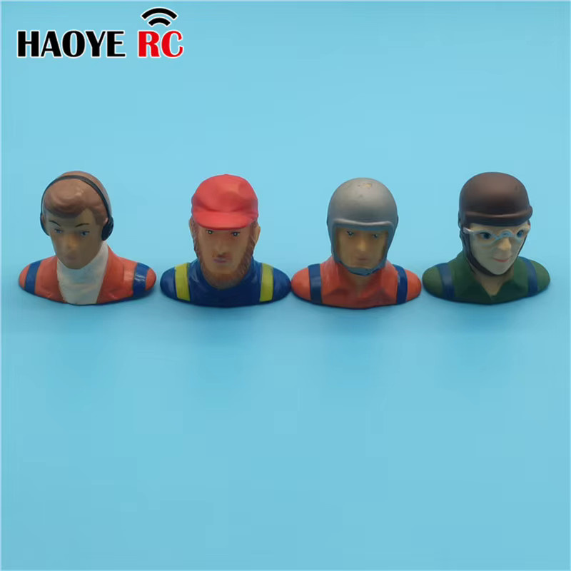 Haoye Piloten Figuren, Modell, Maßstab 1:10, Grün Orange Blau, 1-teiliges Set - Bild 3