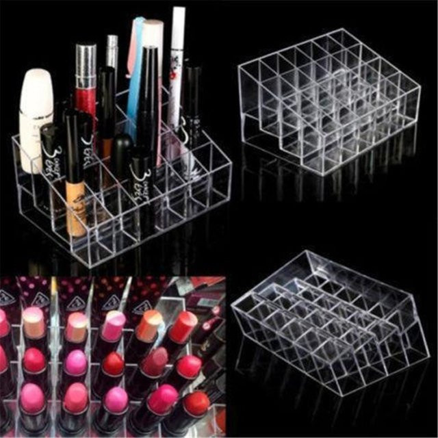Clyine Acryl Nagellack Display Organizer Transparent mit verschiedenen Grid-Optionen für Maniküre und Kosmetik - Bild 1