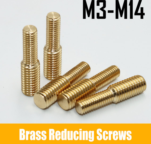 10er Set YMAX Messing Reduziergewinde Adapter Stecker auf Stecker in Gold für Kamera M3 M4 M5 M6 M8 M10 M12 - Bild 1