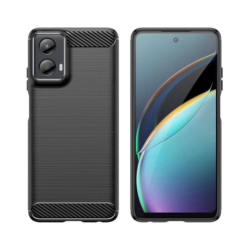 Stoßfeste Schutzhülle für Motorola Moto G 5G 2024 aus Soft Silicone TPU in Rot - Bild 3