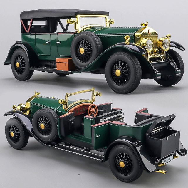 MAKEDA Phantom 500K Oldtimer Modell, 1:24, mit Licht und Sound, Metall - Bild 1