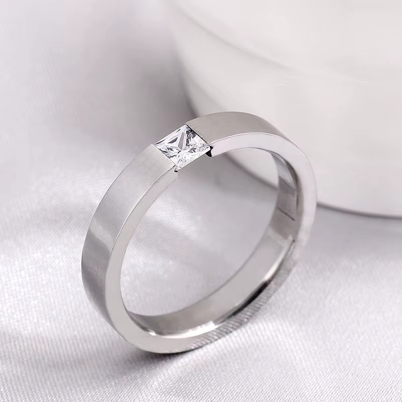 Ring Titan, Silber, Zirkonia, Damen - Bild 4