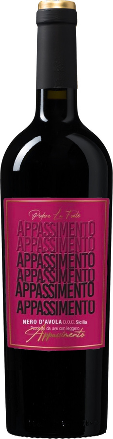 Podere la Fonte Nero d'Avola Appassimento Rotwein Sizilien, Italien 0,75 l - Bild 2