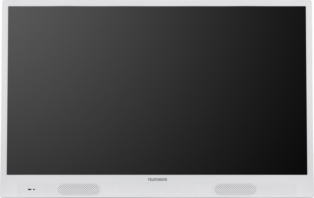 Telefunken PL32W Tragbarer Smart-TV mit Akku-Betrieb, 32 Zoll (80 cm), LCD, HD Ready, Weiß - Bild 1