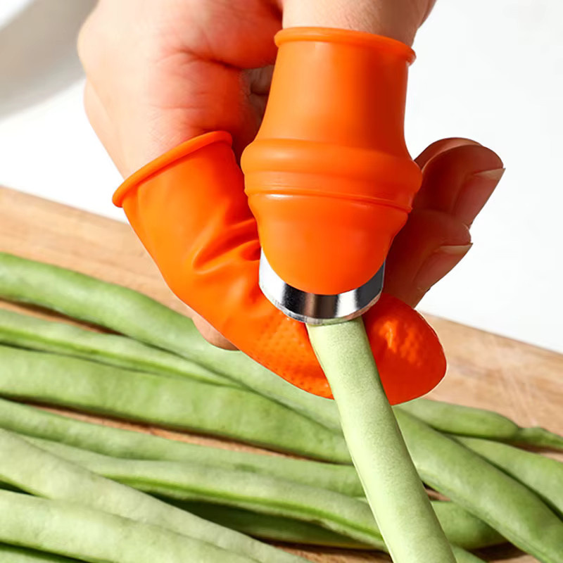 JCD Daumen-Cutter für die Gartenarbeit in Orange zur Ernte von Gemüse und Bonsai - Bild 2