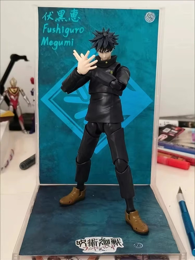 Bandai Jujutsu Kaisen Satoru Gojo Yuji Itadori Megumi Fushiguro Actionfigur, 15cm, ab 14 Jahren - Bild 4