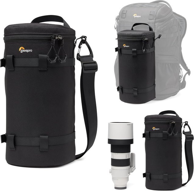 Lowepro ProTactic III Objektivtasche für DSLR und spiegellose Kameras mit 300mm Objektiven, schwarz, B/T/H: 13 x 13 x 81 cm - Bild 1