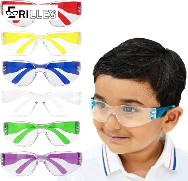 Erilles Kinderschutzbrille in Multicolor, spritzwassergeschützte und staubdichte Schutzbrille für Labor und Outdoor-Aktivitäten - Bild 1
