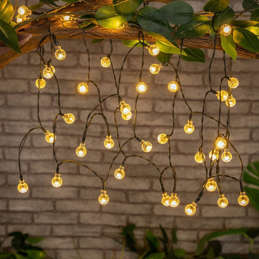 Pocoline Solarlichterkette LED in Dunkelgrün für Garten, Balkon und Terrasse - Bild 2