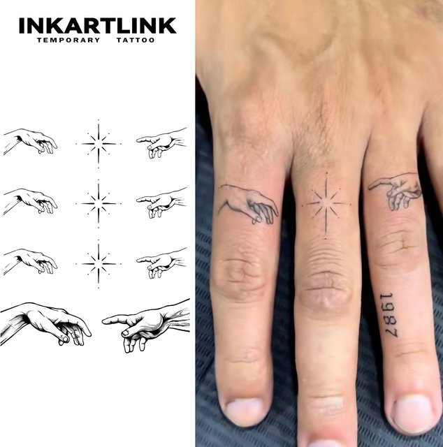 INKARTLINK Temporäres Tattoo, wasserfest, semi-permanent - Bild 1