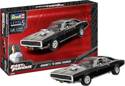 Revell Fast & Furious Dominics 1970 Dodge Charger Modellauto 1:24 ab 13 Jahren - Bild 1