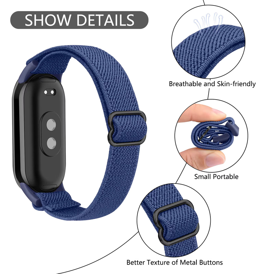 Tobfit Uhrenarmband Nylon, Schwarz, Unisex - Bild 2