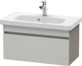 Duravit Waschtischunterschrank DuraStyle in Betongrau Basalt Matt mit einem Auszug, B: 73 cm, T: 36,8 cm, H: 39,8 cm - Bild 1