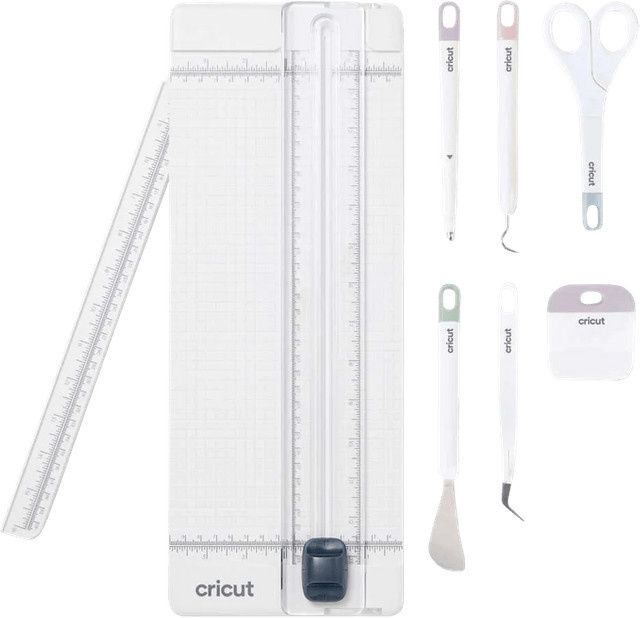 Cricut Essential Tool Set mit tragbarem Trimmer in Weiß, Breite: 33 cm - Bild 1